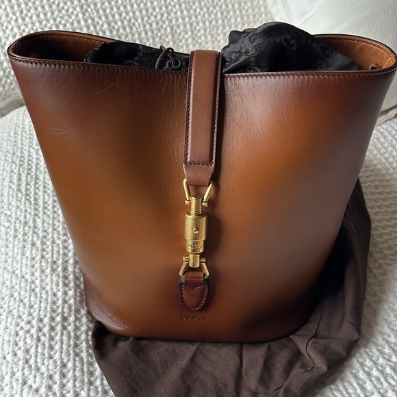 Authentic Gucci Jackie Leather Bucket Bag - Picture 13 of 13